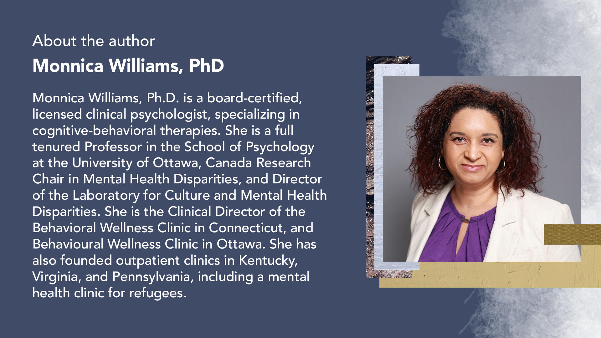 About the Author, Dr. Williams